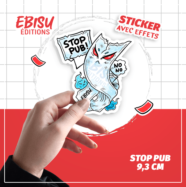 Précommande - Sticker Stop Pub Ittan-momen