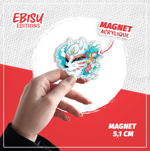 Magnet Acrylique Kitsune