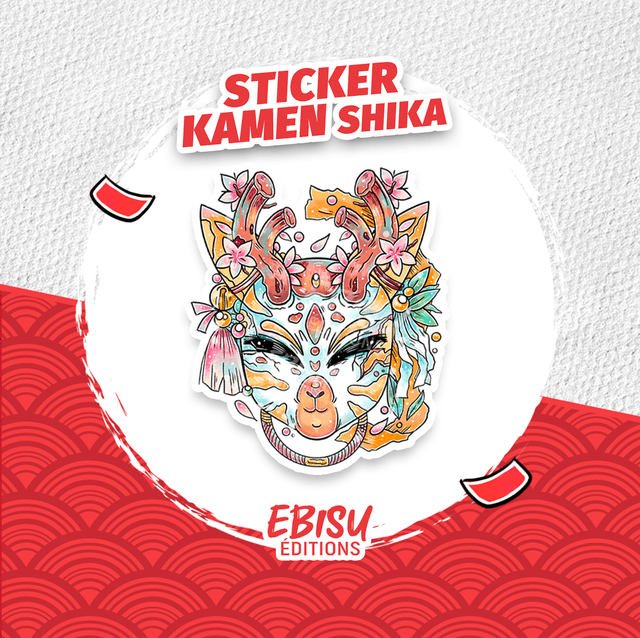Sticker Kamen Shika