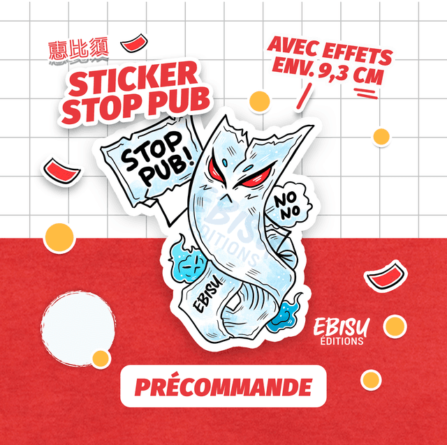 Précommande - Sticker Stop Pub Ittan-momen