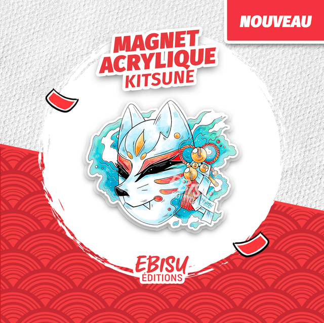 Magnet Acrylique Kitsune